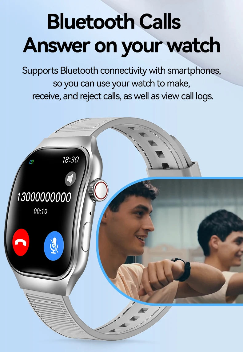 LAXASFIT New Bluetooth Call Smart Watch for Men 2.01