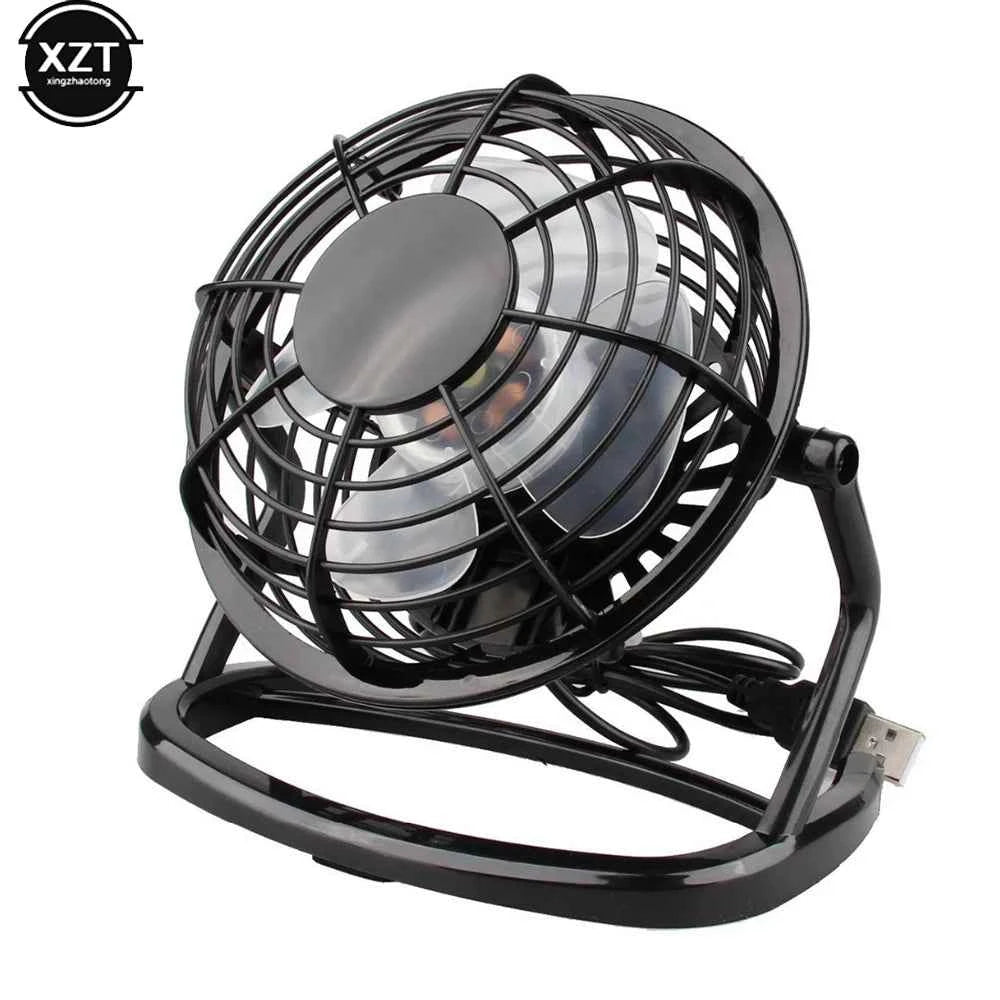 New USB Silent Fan Desk Cooler for Laptop Notebook Desktop PC Ofiice Summer Cooling Fans 4 Blades Rotatable USB Mini Fans Socket