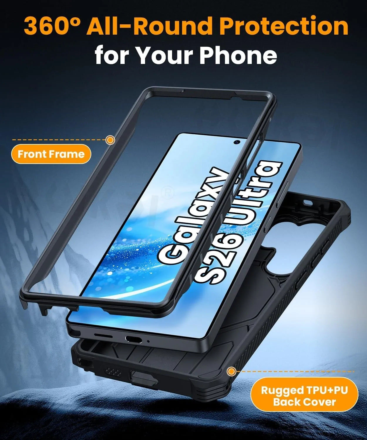 Magnetic Case For Samsung Galaxy S26 Ultra S25 S24 Military Grade Protectio Shockproof Heavy Shock Absorption Protective Covers