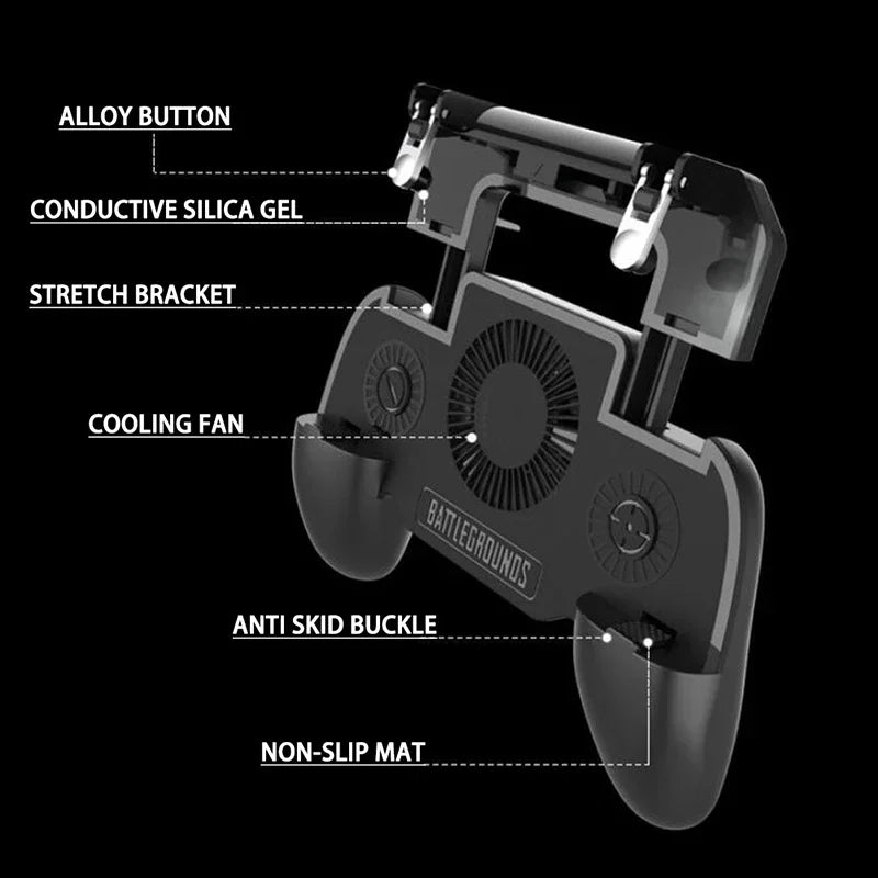 Trigger Free Fire PUBG Controller for Cell Phone Gamepad Joystick Android iPhone Control Mobile Game Pad Pugb Smartphone Command