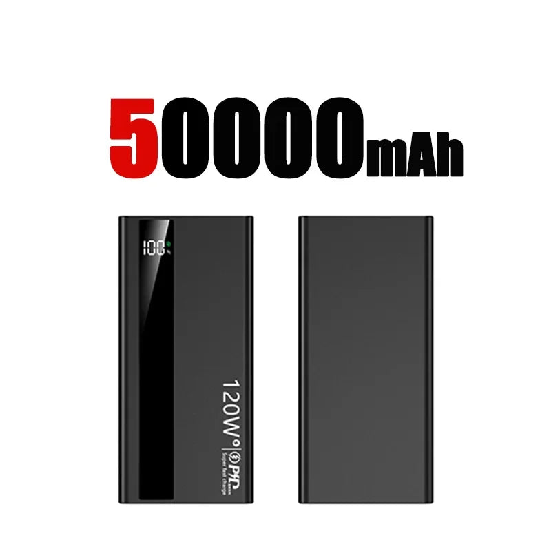 Lenovo 120W Fast Charging 2026 Large Capacity 200000mAh Digital Display Power Bank Outdoor Power Supply for Huawei iPhone