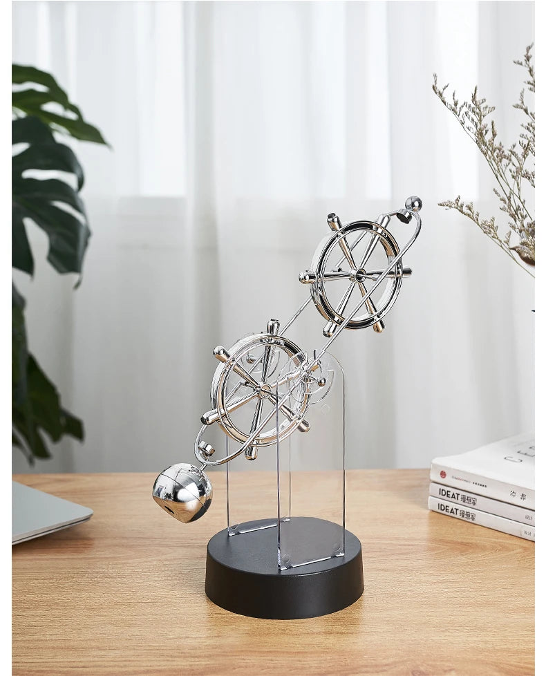 Physics Science Newton Pendulum Nordic Home Decoration Accessories Modern Metal Maglev Balance Balls Office Desk Decor Gifts