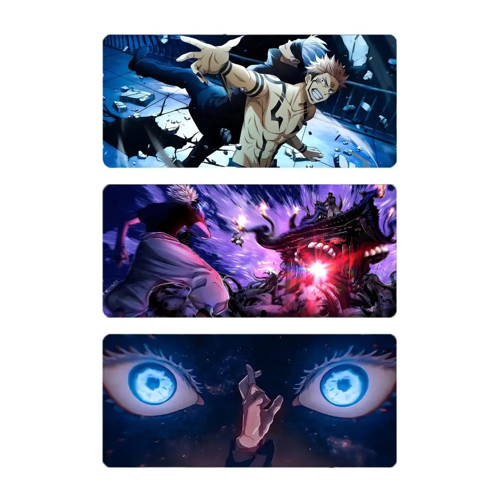 anime supernatural J-Jujutsu K-Kaisen Mouse Pad Mousepad Large Gaming LockEdge Thickened PC Table Desk Mat
