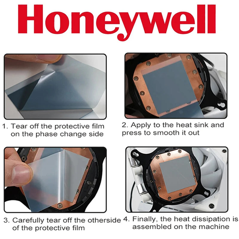 Honeywell PTM7950 8.5W 0.2 0.25mm Phase Change Silicone Pad Sheet Laptop CPU Phase Change Thermal Conductive Paste Pad Patch