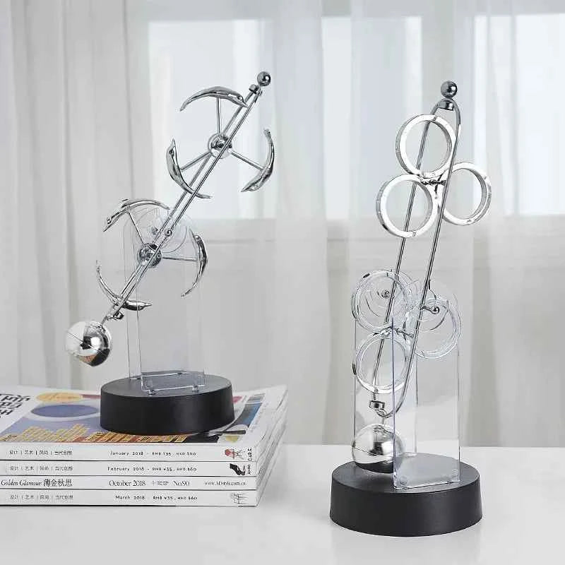 Physics Science Newton Pendulum Nordic Home Decoration Accessories Modern Metal Maglev Balance Balls Office Desk Decor Gifts