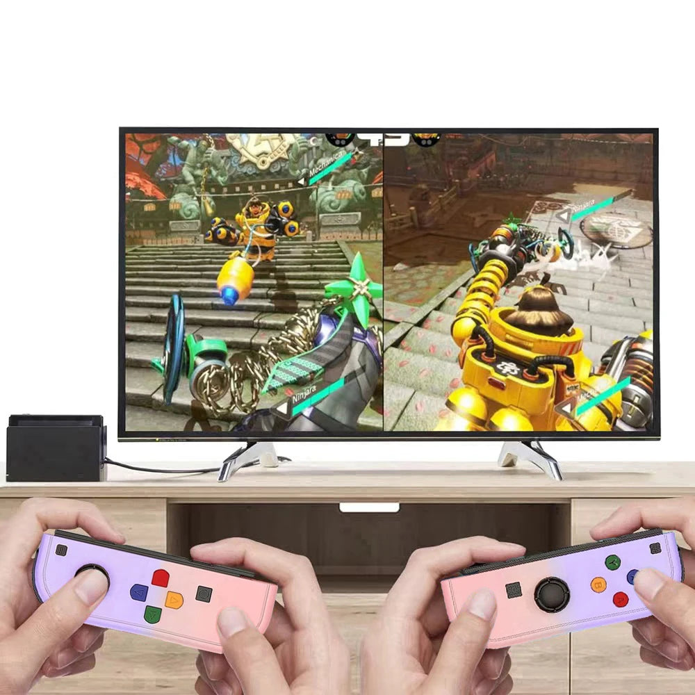 Joy Pad Joycons Gamepad for Nintendo Switch Joystick Bluetooth Wireless Game Controller Joystick with Trubo Video Game Consoles