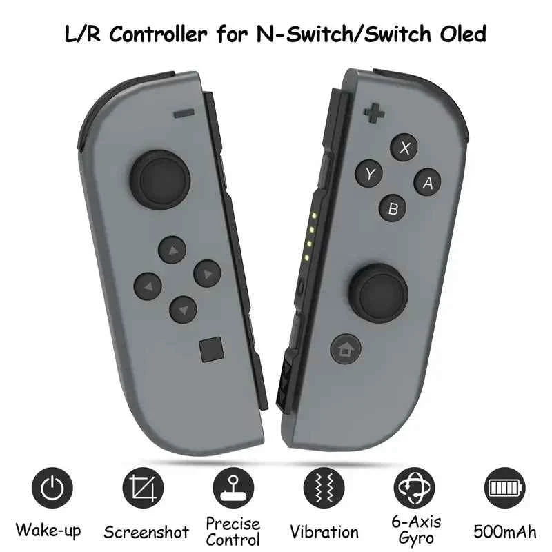 Wireless Controller For Nintendo Switch NS/OLED/LITE Gamepad Joystick Dual Vibration Turbo Remote Control 6 Axis Gyro L/R Joypad