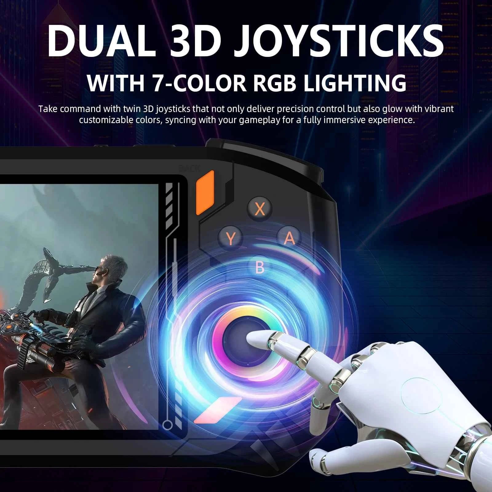 AISLPC RG52 MINI Handheld Game Console Dual System 2.4G WIFI 5.5