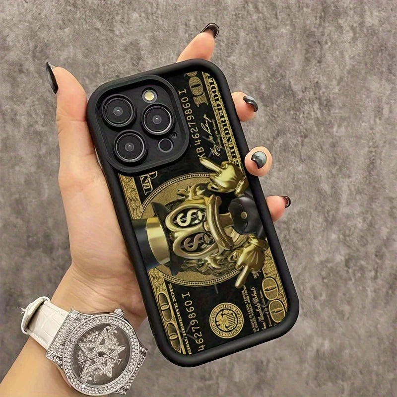 Popular USD Dollar Design Soft TPU Phone Case For iPhone 17 Air 16 15 14 13 12 11PROMAX Back Cover
