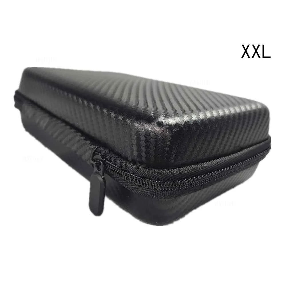Digital Multimeter Bag Tool Bag Black For Headphone Bag Shockproof Bag EVA Box Case Earphone Carbon Fiber Texture Storage Bags