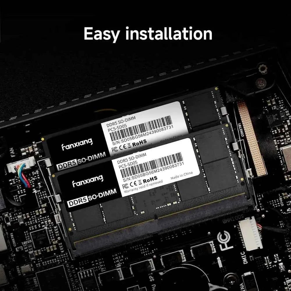 Garden Furniture SODIMM DDR5 4800MHz RAM 64GB Kit (2 x 32GB),CL40 1.1V SODIMM 262 Pin Laptop Memory Module Ram