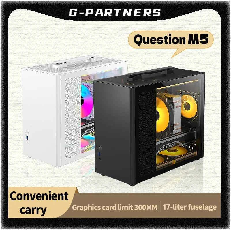 Question M5 PC case M-ATX Portable Computer Case ITX Motherboard ATX/SFX Power Supply Support U3 Desktop MINI Small Chassis