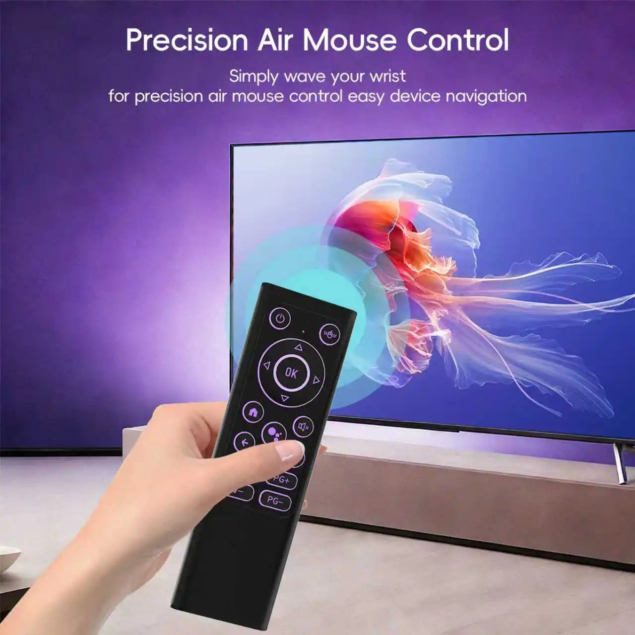 IPazzPort Mini 2.4G/BT Remote Wireless Air Mouse Keyboard