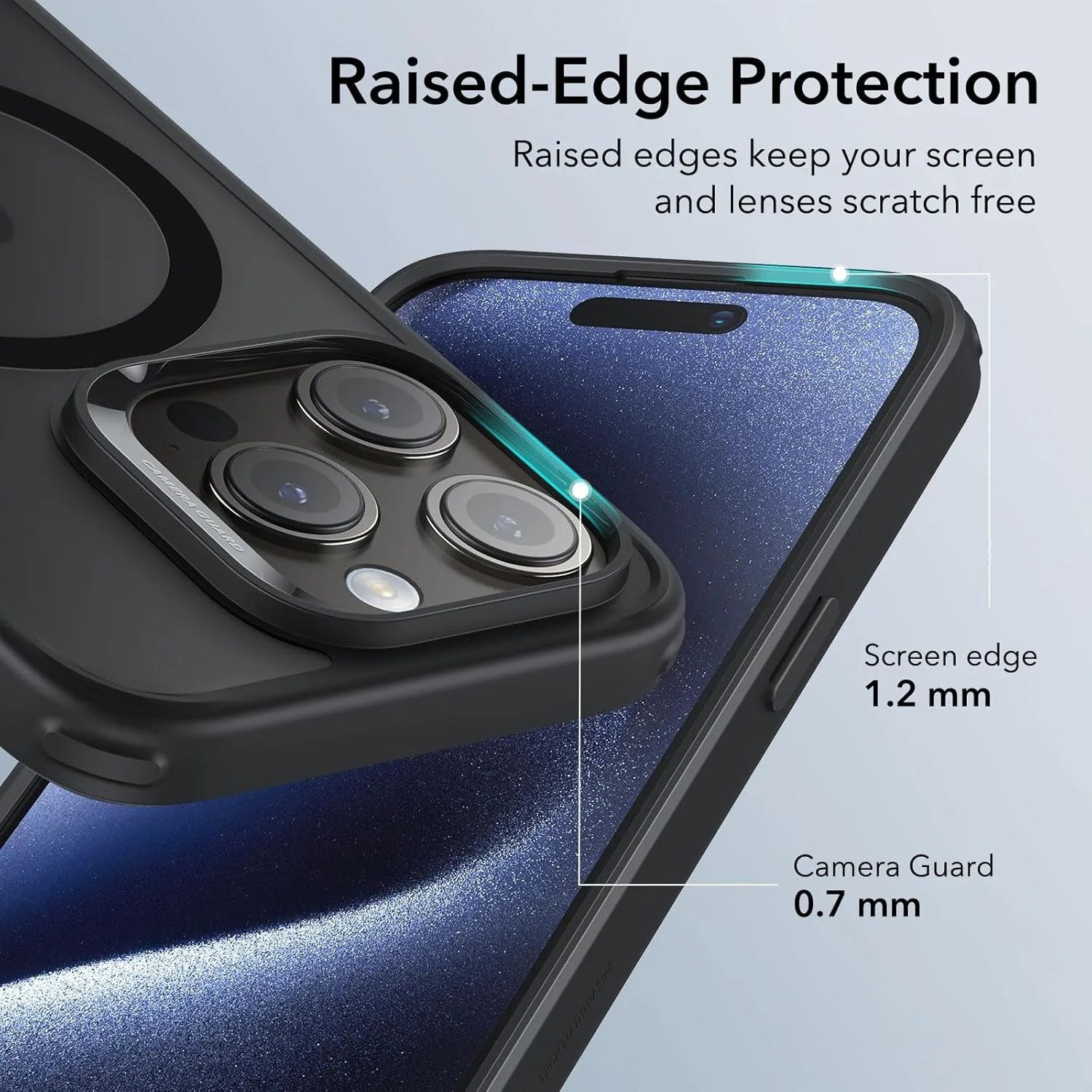 Phone 15 Pro Max Case with MagSafe, Supports Magnetic Charging, Slim Liquid Silicone Case, Shock Absorbing, Screen and Camera Pr