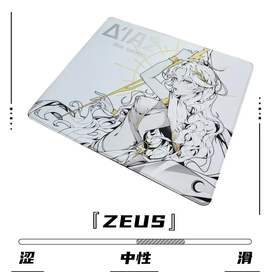 Hot Sale Crescent Care Studio Olympus Series Zeus Hades Poseidon Ares X Mousepad Gaming Mouse Pad FPS PC E-sport Accessories