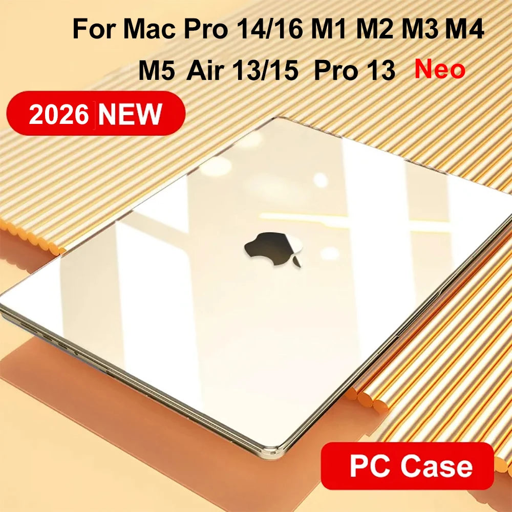 Laptop Case for MacBook Air/Pro 13–16 Inch (M1–M5, A18 Pro) – Protective Cover Sleeve for MacBook Air 13.6” 15.3” & Pro 14” 16”