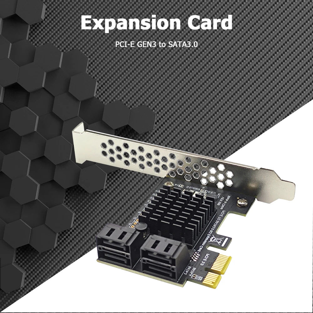 VAKIND PCIe Expansion Cards – 4 Port SATA III & USB 3.0