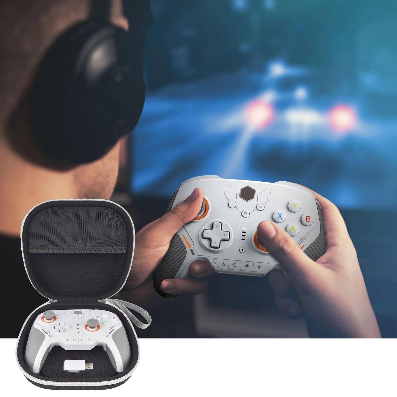 Controller Storage Bag Compatible with BIGBIG WON BLITZ2 TMR PC Gamepad/ Blitz2 Controller Gaming/ Joystick (Bag Only)