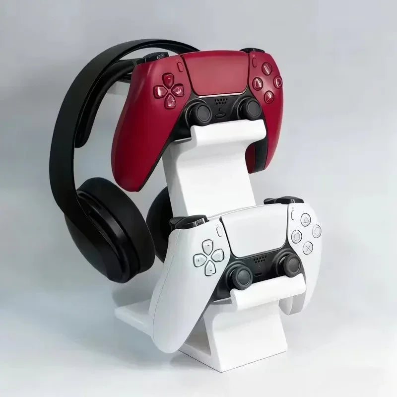 Game Standing Headphone Controller Stand Holder Gamepads Multi-Functional Gaming Accessory Universal for PS4/PS5/XBOX Standing