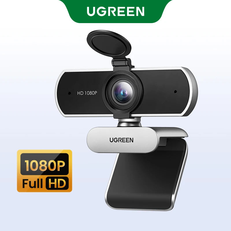 UGREEN 4K FHD 1080P Webcam 8MP for PC, PDAF Auto Focus, Dual AI Noise-Cancelling Mics, Web cam Camera for Zoom/Teams/Google Meet - WinSupport Tech