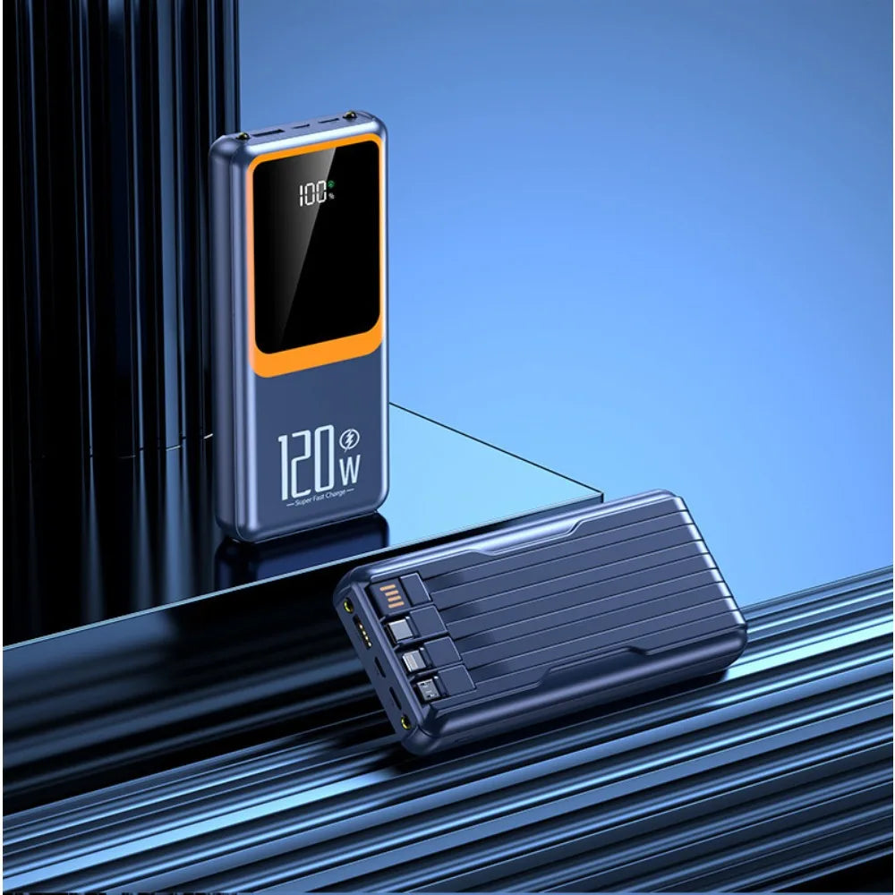 High Capacity Outdoor Portable Power Bank Universal Charger for IPhone Samsung Xiaomi Android Mobile Phones