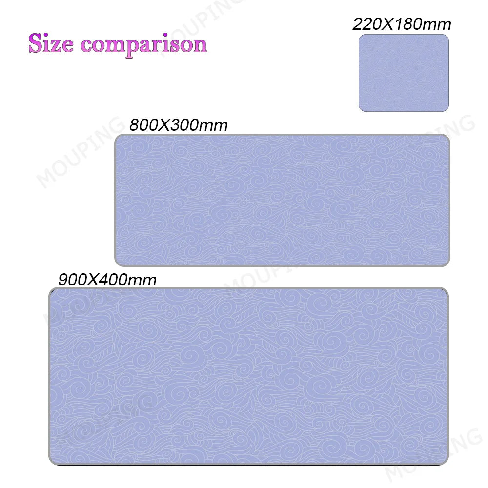 Black Deskmat Carpet Desk Accessories Laptop Gamer Mause Pad White Mouse Pad Large Mousepad 900x400 Office Tables mouse mats