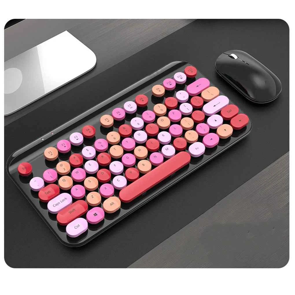 1600DPI Gaming Wireless Keyboard Gamer Laptop Mechanical Keypad USB Mouse Set Electronic for Home Living Room Type