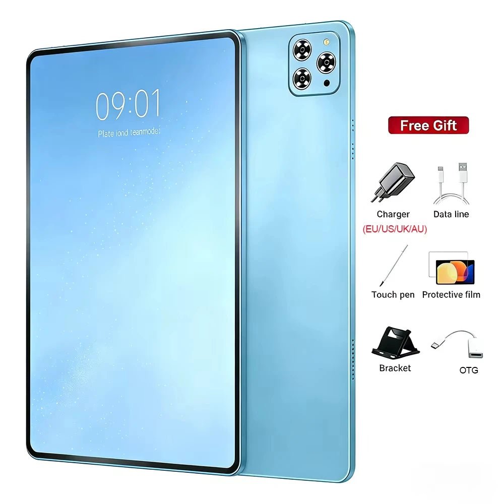 2026 Latest Global First Tablet Pad Android 15 Snapdragon8 Gen3 11 inch Soft Light Screen iPad Air PRO WiFi GPS WPS 5G PC