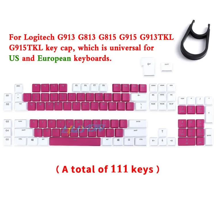 For Logitech G915\G913\G815\G813\TKL87 Gaming Mechanical Keyboard Keycaps Non-slip Textured Replacement Cap