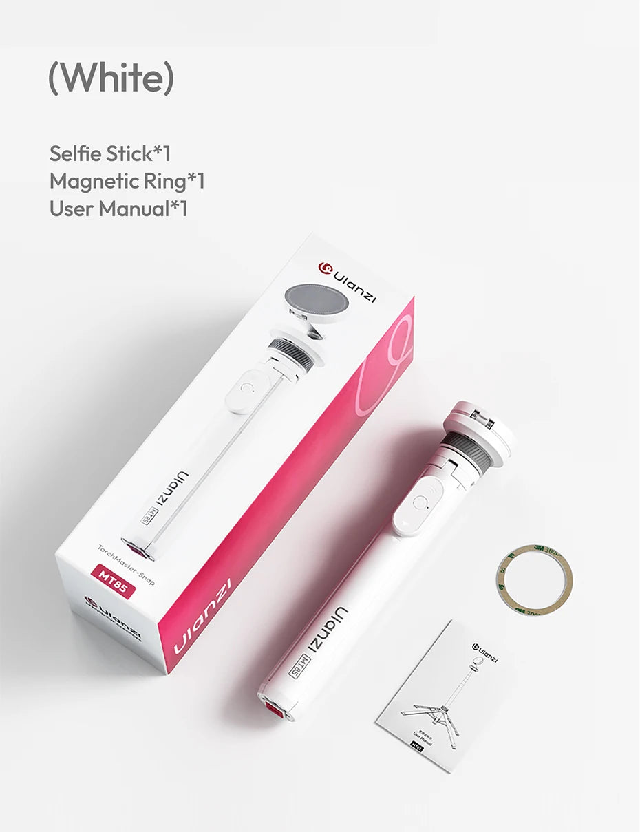 Ulanzi MT85 Automatic Phone Tripod Magsafe Dual-Side Magnet with 10m Wireless Control for Outdoor Travel Selfie Stick Livestream