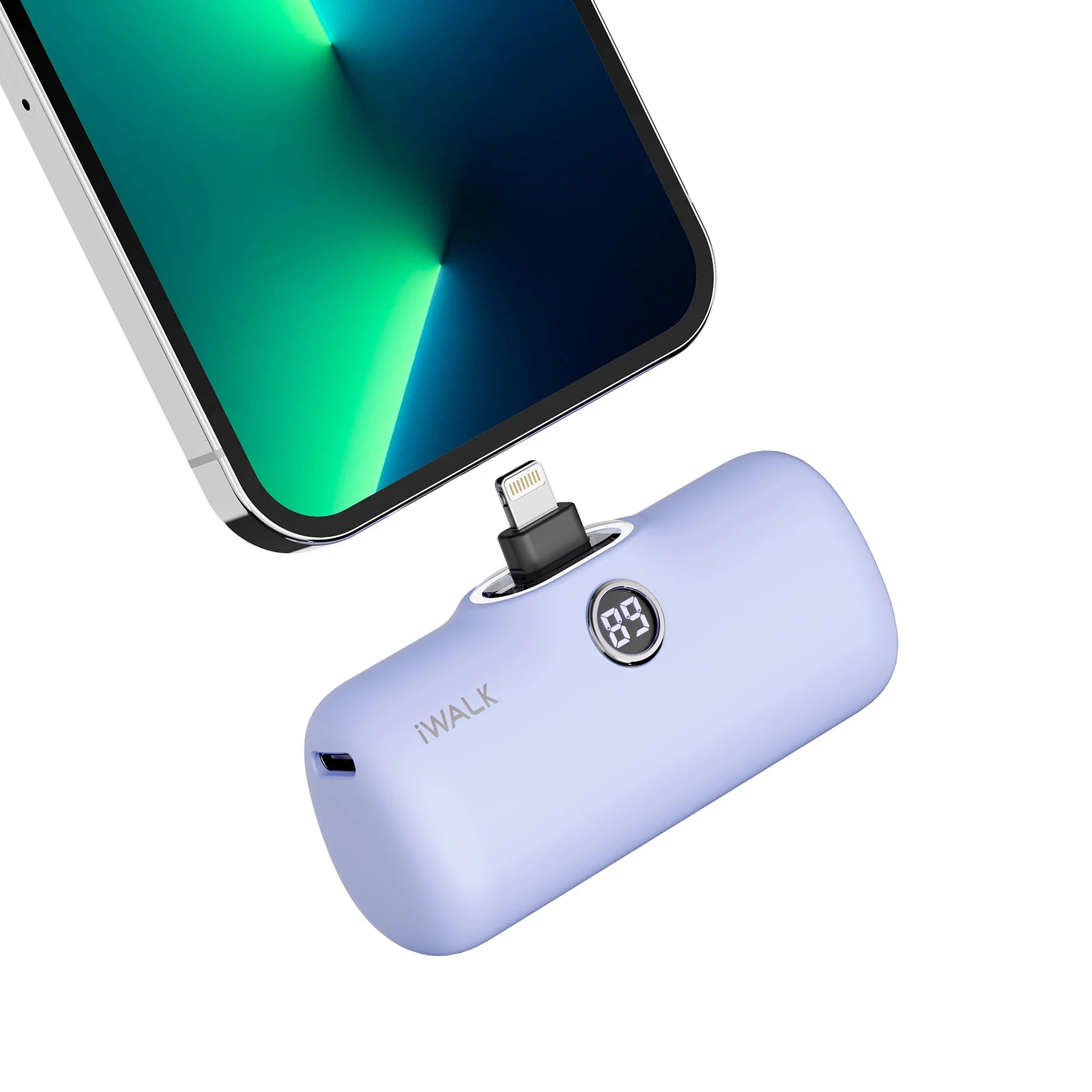 IWALK Capsule Power Bank Mini Portable Wireless Backup Battery Fast Charging Power Supply 4800mAh Suitable for iPhone Lightning