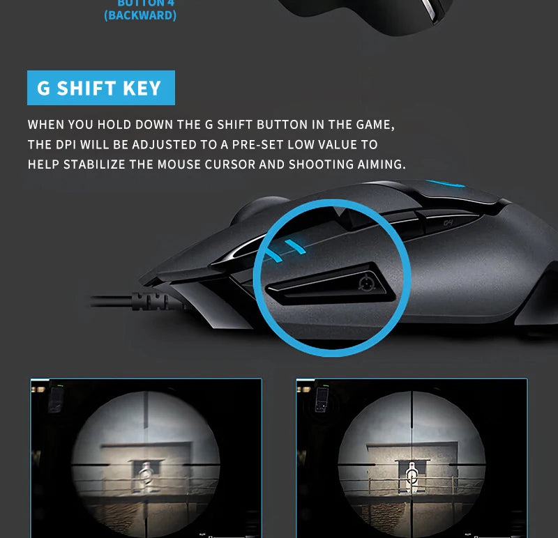 [Limited-time Discount] Logitech G402/M100R/G102 Gaming Mouse - The Perfect Time to Purchase!