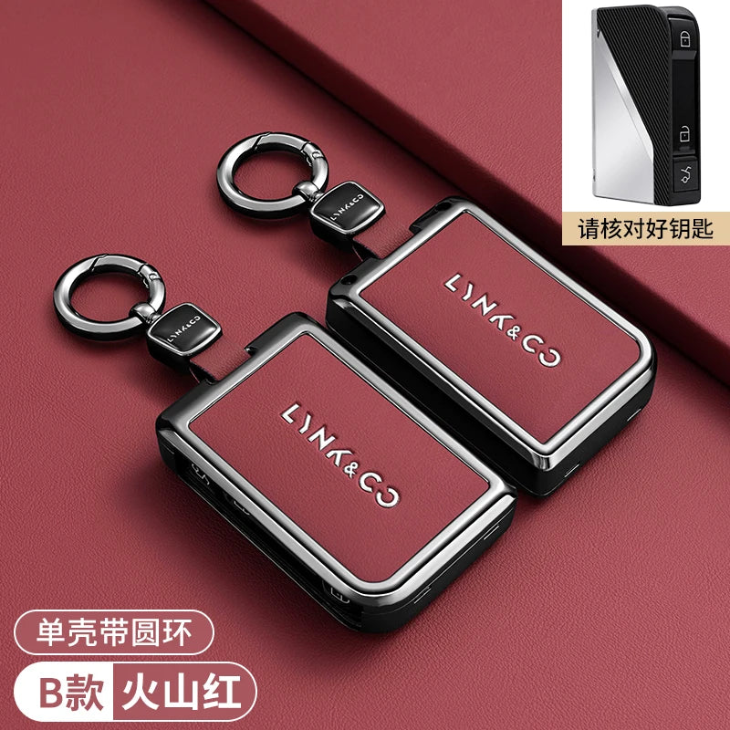 Car Key Cover Case Holder Remote Keyless Entry Car Accessories for LYNK&CO 05 01 02 03 06 Keychains Protection Key Fob