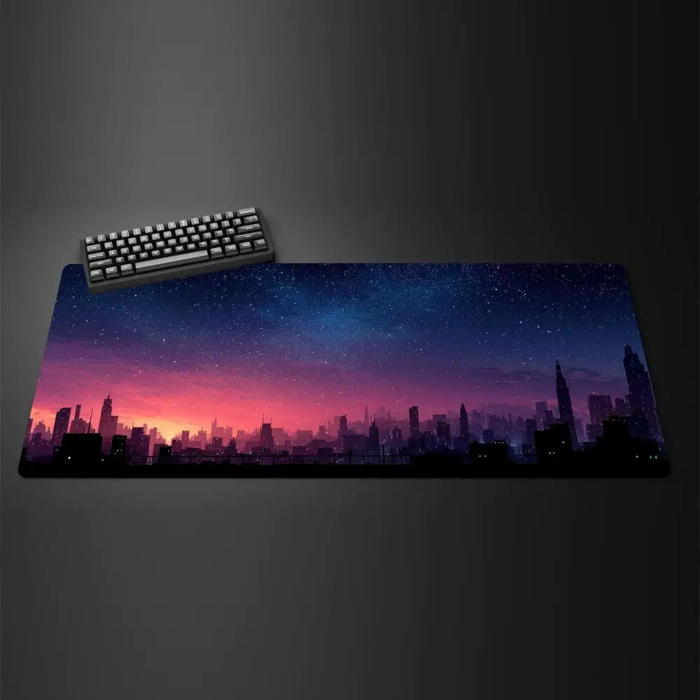 Starry City Mouse Pad Large Computer Office Game Table Mats XXL Rubber Anti-slip Gaming Keyboard Mousepads Long Desk Pads 50X100