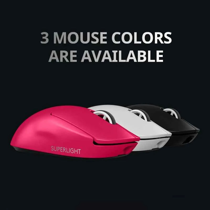 Logitech G PRO X SUPERLIGHT 2 wireless gaming mouse, 60 g pro-grade mouse with 5 programmable buttons, 44k DPI sensor, 8 kHz rep