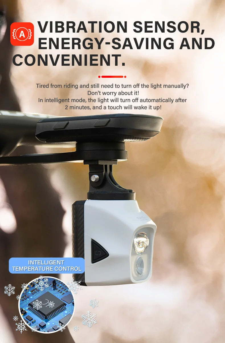 TOWILD DL1200S/DL1700 Bicycle Light With Cut-Off Line Beam1900LM Rechargeable Bike Front Light Power Bank Mtb Cycling Headlights
