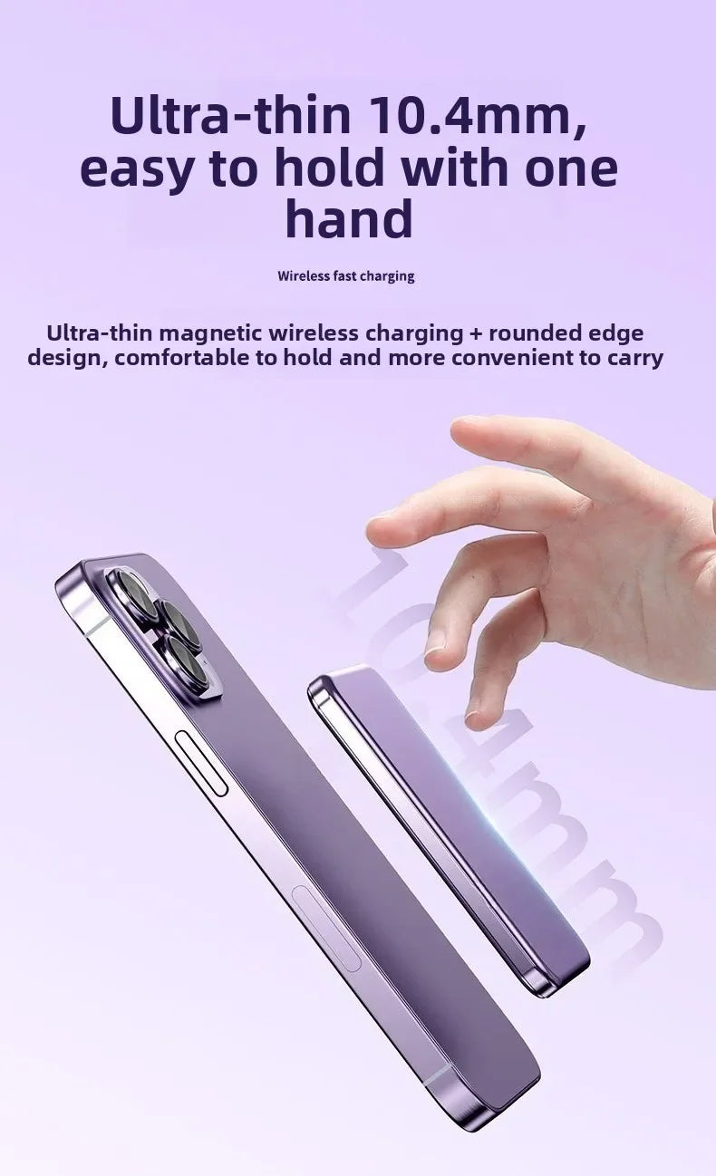 Taepiaai 20000mAh Portable Magnetic Wireless PowerBank PD22.5W Fast Charging External Battery for Magsafe for IPhone Samsung
