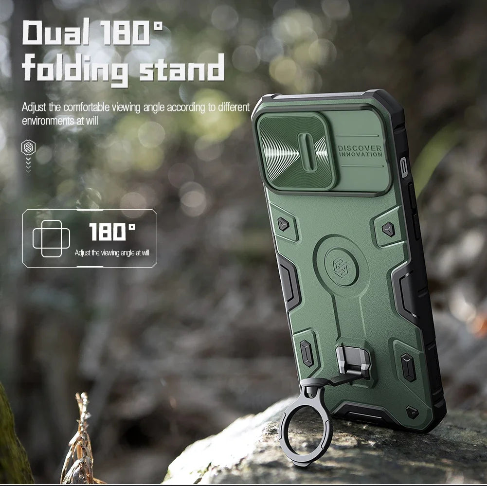 for iPhone 14 Pro Max Case NILLKIN CamShield Armor Pro Case with Camera Cover and Kickstand Shock Resistant For iPhone 14Pro Max