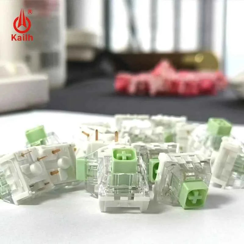 kailh box Jade box Navy Switch kailh  Clicky Tactile Switches Mechanical keyboard Gaming Switch Heavy pressure hands  Jade Navy