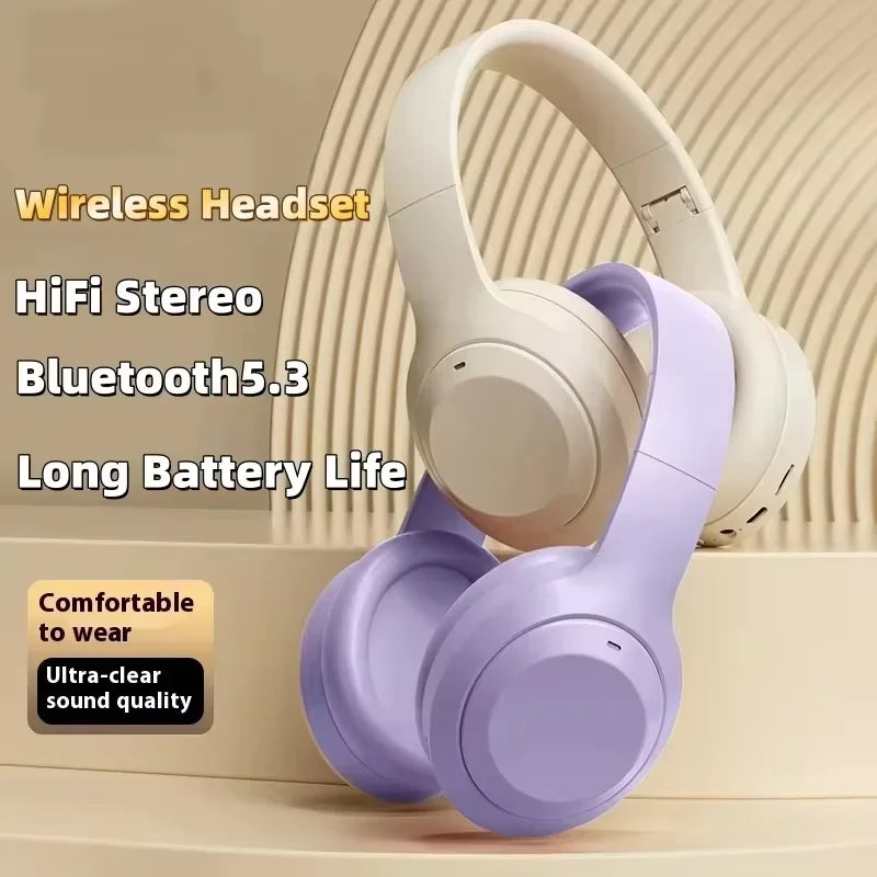 Bosete Bluetooth Over-ear Foldable Wireless Headphones with Noise Cancellation
