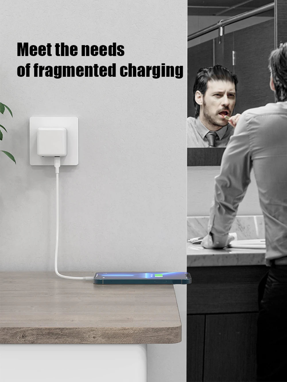 35W Dual USB C Port Fast Charger Foldable Type C Fast Wall Charger UK US Plug For iPhone 17 16 15 Pro Max 13 iPad Power Adapter