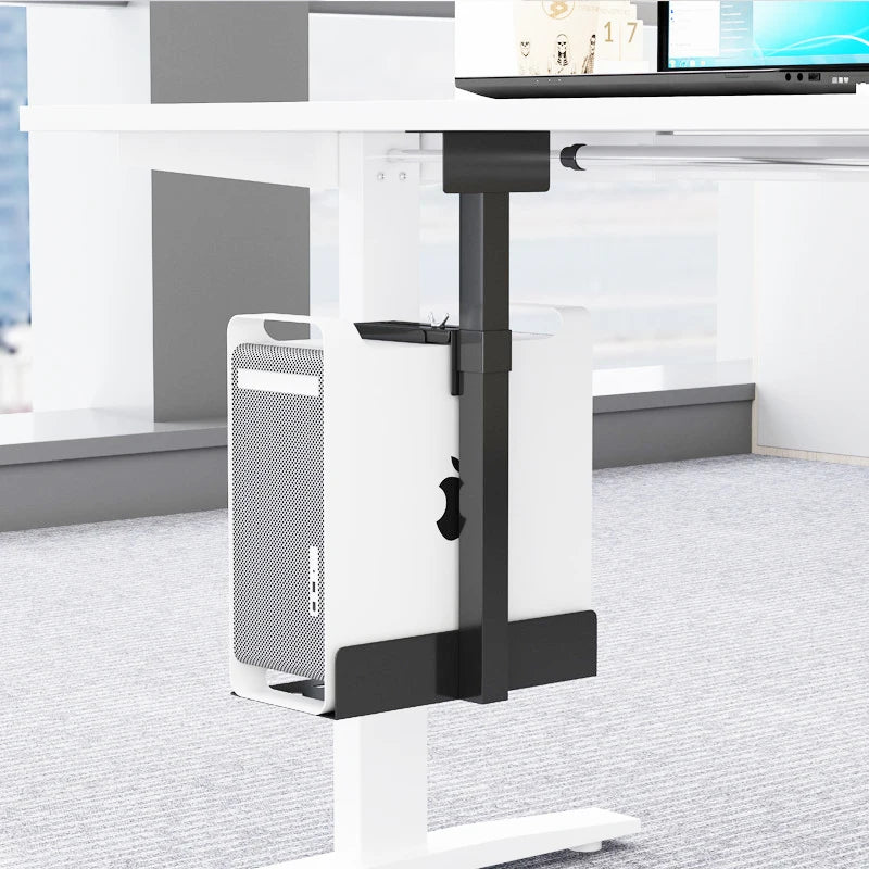 CP-02 30kg Computer CPU Stand Mainframe Hanger Host Box Stand Universal PC Case Holder Under Desk Wall Side width height Adjust