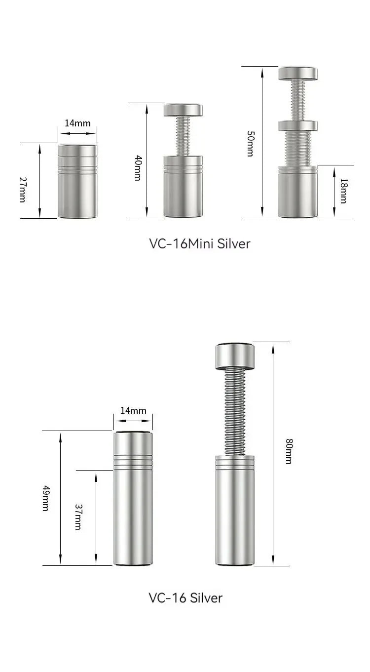 TEUCER VC-16 Computer Case Graphics Card Holder Aluminum RTX3090 4090 GPU Support 27-120mm Expansion Bracket