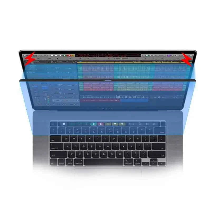 Anti-blue light Magnetic Screen Protector For Macbook Air 13 A2337 A2681 M1 M2 2020 2022 Pro 14 15 16 11 Matte Film Anti-Glare