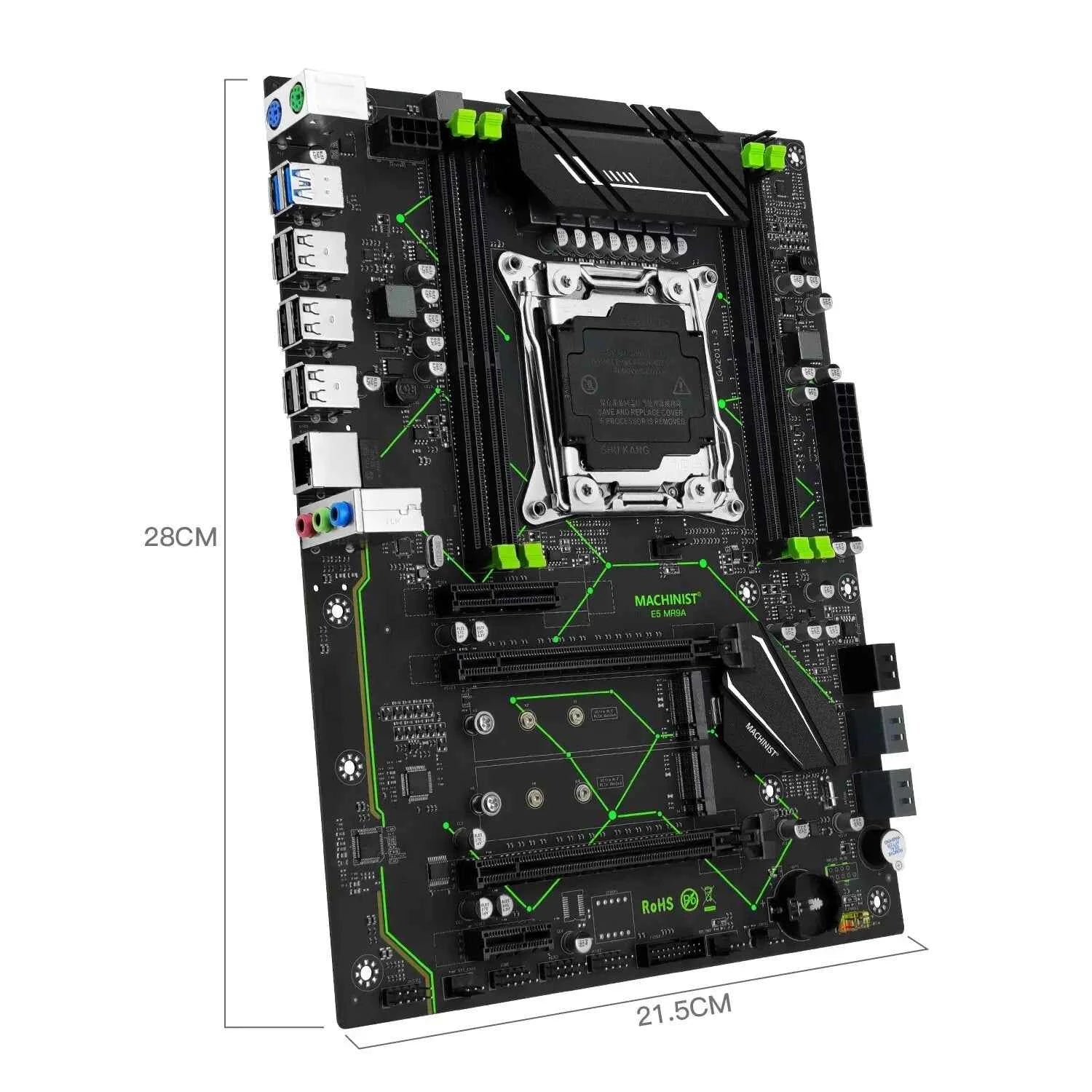 MACHINIST E5 MR9A V1.0 X99 Motherboard Support LGA 2011-3 Xeon E5 V3 V4 CPU Processor DDR4 RAM Memory ATX NVME M.2 USB3.0