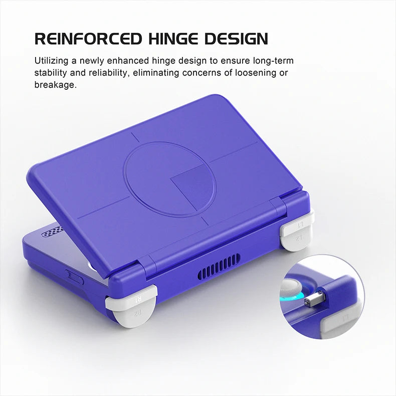 Retroid Pocket Flip2 SD865 5.5”1080p OLED WIFI6 Android Handheld Portable Gaming Console With Hall Rockers Folding Game