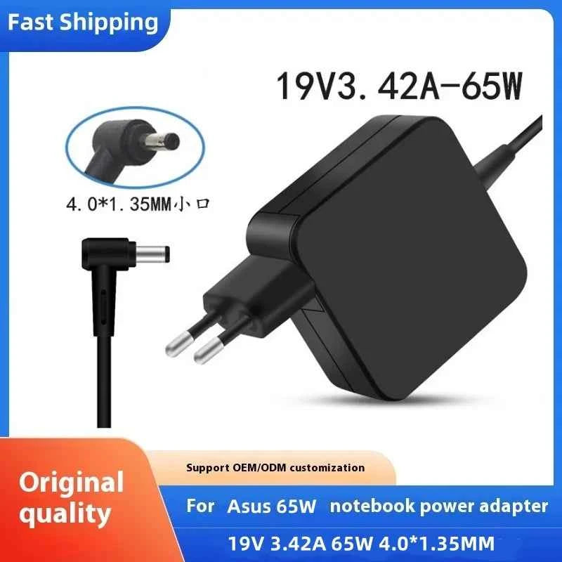 19V 3.42A 65W 4.0*1.35 Power Charger Laptop Adapter For Asus Zenbook UX32VD UX305CA UX31a X201e UX305F S200E VM520U R45 ADP-65DW