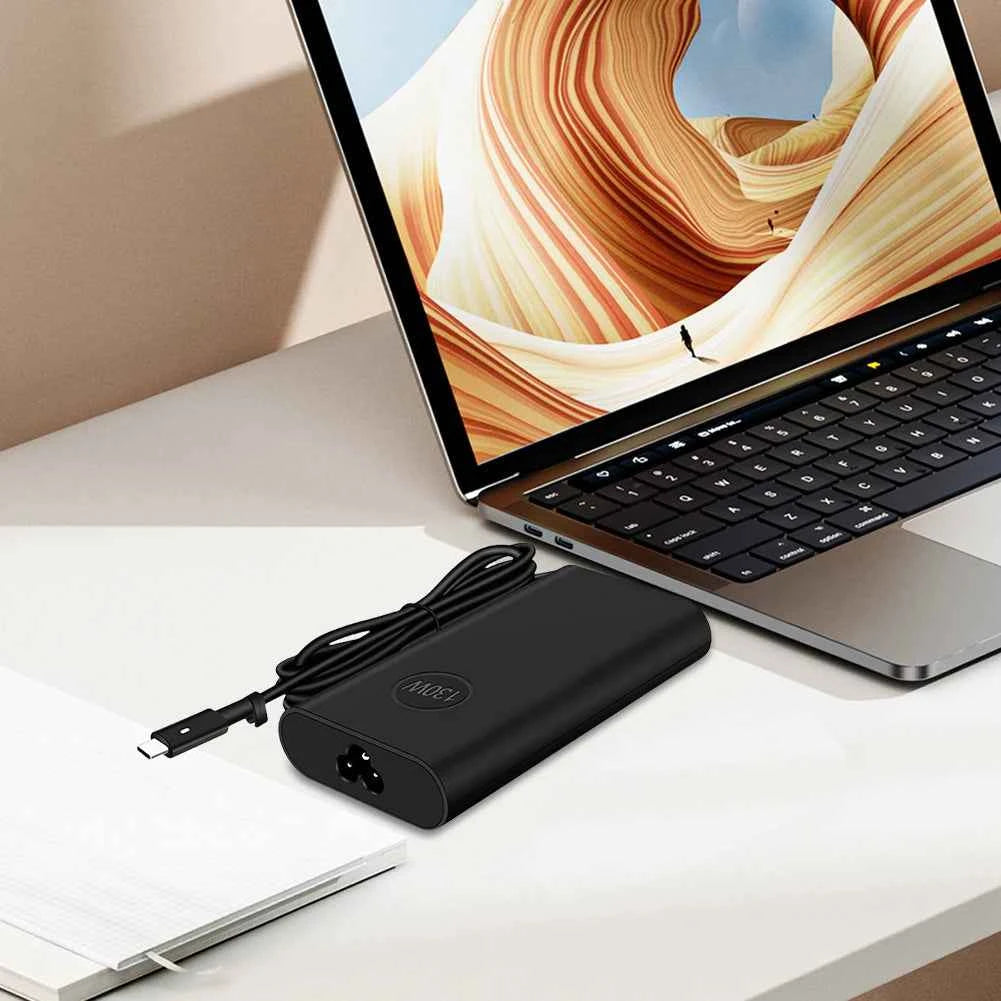 130W USB-C Type C AC Laptop Adapter Power Charger 20V 6.5A for Dell XPS 15 9500 9510 9520 for Dell XPS 17 9700 9710 9720 9730