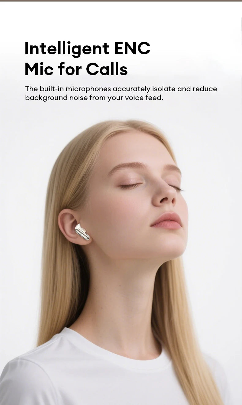 Lenovo LE208 Bluetooth V6.0 Earphones ENC Noise Cancelling Wireless Headphone Low Latency Gaming Music Earbuds HD Call With Mic