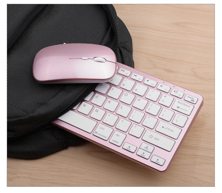 2.4G and Bluetooth Mini Keyboard Wireless keyboard and mouse Set For Notebook Laptop Desktop PC Tablet iPad Android Macbook
